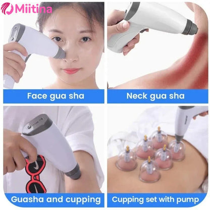 Electric Cupping Machine – Household Vacuum Cupping Set with Easy Suction Gas Tank