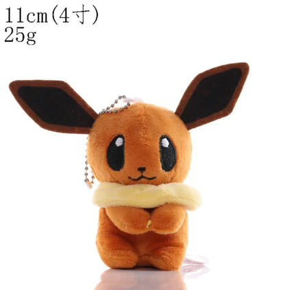 20PCS Pokémon Plush Keychain Set – Eevee, Bulbasaur, Squirtle, Charmander & More Cute Toy Gifts
