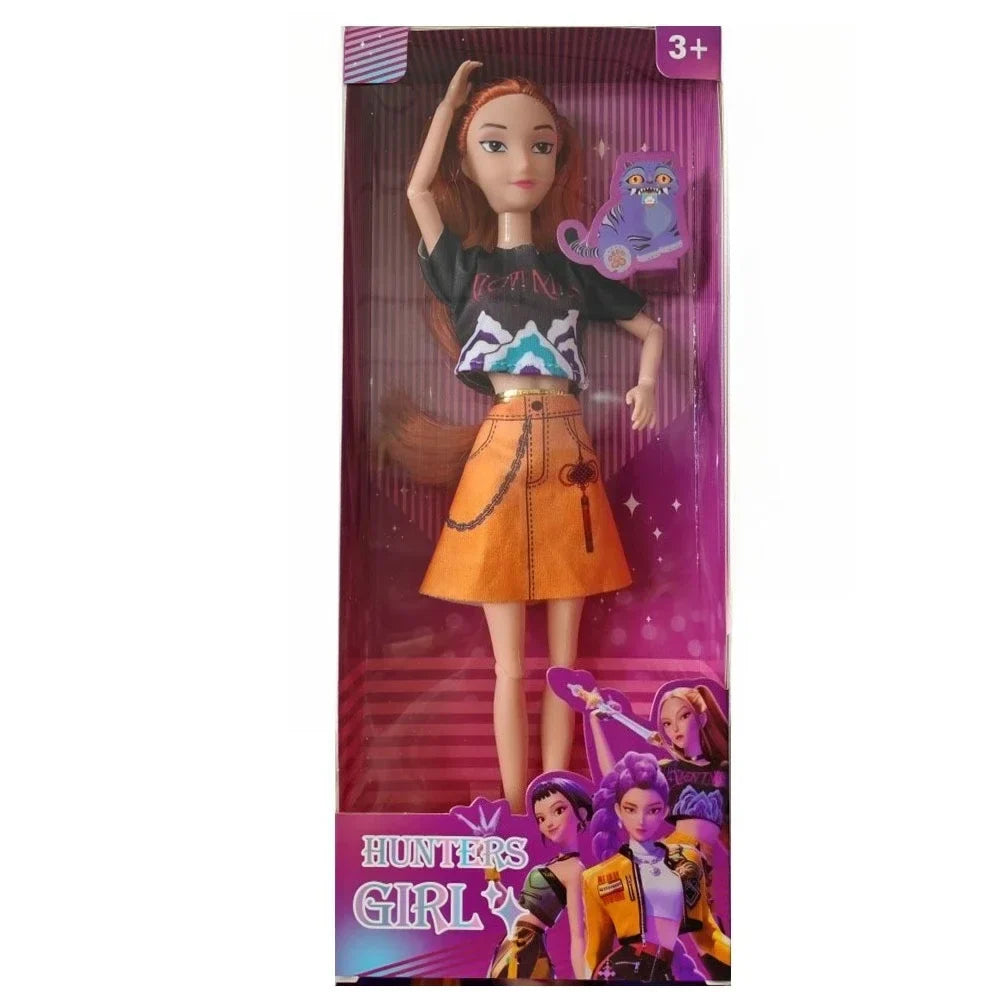 HOT K-Pop Demon Hunters Doll Toys – Rumi, Mira & Zoey Action Figures, Princess Baby Girl Plastic DIY Toy for Girls