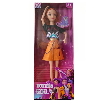 HOT K-Pop Demon Hunters Doll Toys – Rumi, Mira & Zoey Action Figures, Princess Baby Girl Plastic DIY Toy for Girls