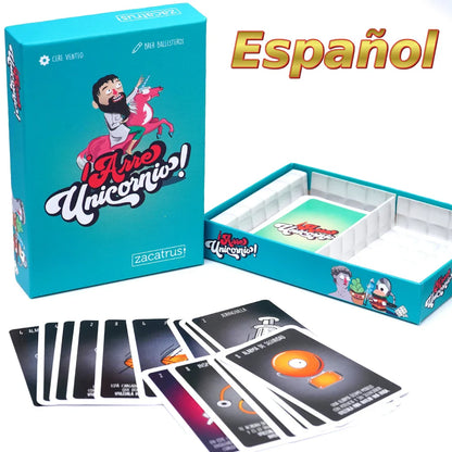 Spanish Trio Card Game Set – Party Games Including The Imposter, Arre Unicorn & More