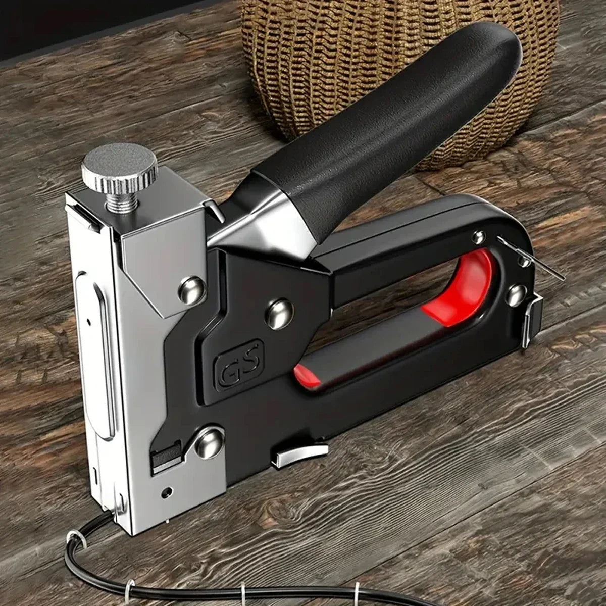 4-in-1 Nail & Staple Gun Kit — 4000 Staples, Multi-Purpose Tool for Wood, Fabric & DIY Home Repairs