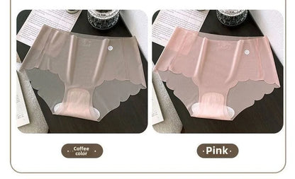 6-Pack Women’s Seamless Ice Silk Underwear – 3D Shaping Peach Butt Invisible No-Show Panties for Yoga & Daily Wear