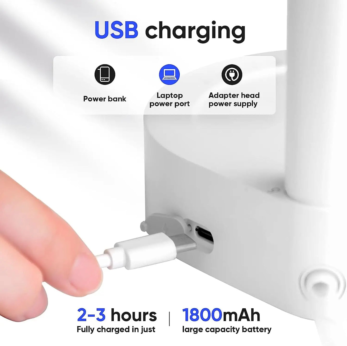 Smart Electric Desktop Water Dispenser - USB Charging, 7-Level Automatic Dispenser for 5 Gallon & Universal Bottles
