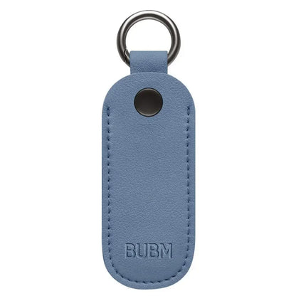 Leather USB Flash Drive Pouch — Protective Storage Case with Key Ring for U Disk, Memory Stick, and Digital Accessories