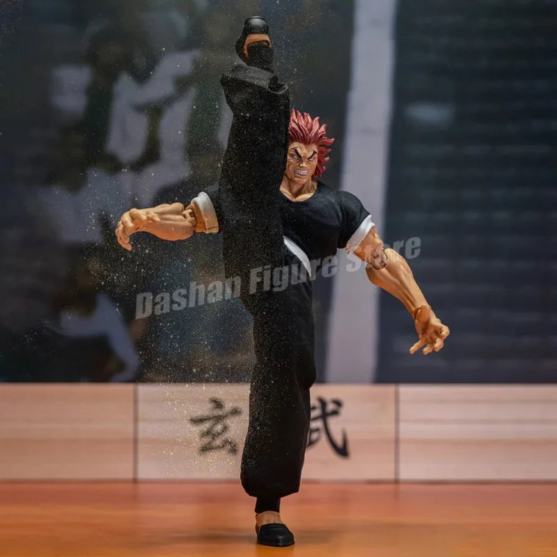 ST Baki Hanma Son of Ogre Action Figure – Hanma Yuujiro PVC Fighting Anime Model Toy Collection Gift