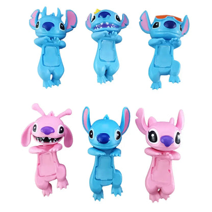 Stitch Lie Prone Series Toy Box — Cute Car Phone Decoration & Sonni Angel Gift for Kids' Birthday