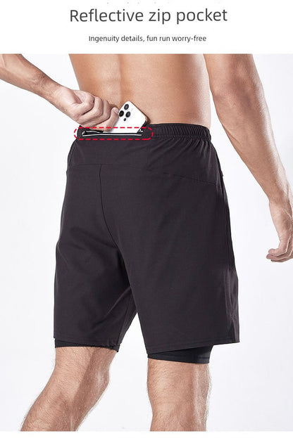 Dingsheng Marathon Training Shorts – Phone-Friendly Lining for Comfortable Running