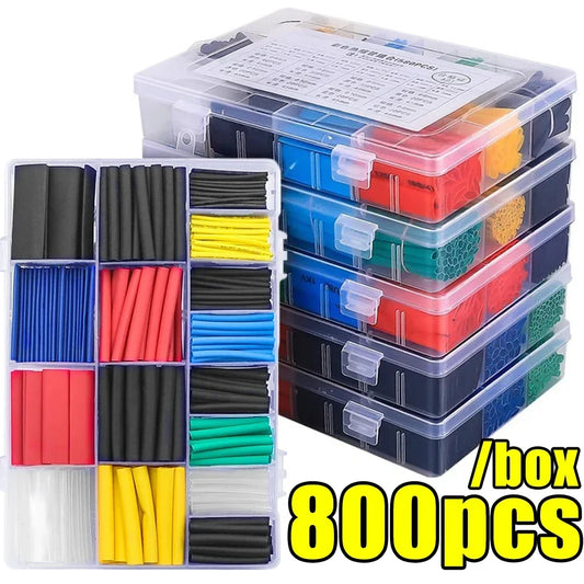 Heat Shrink Tube Kit - Thermoresistant Tubing for Electrical Wire & Cable Insulation and Protection