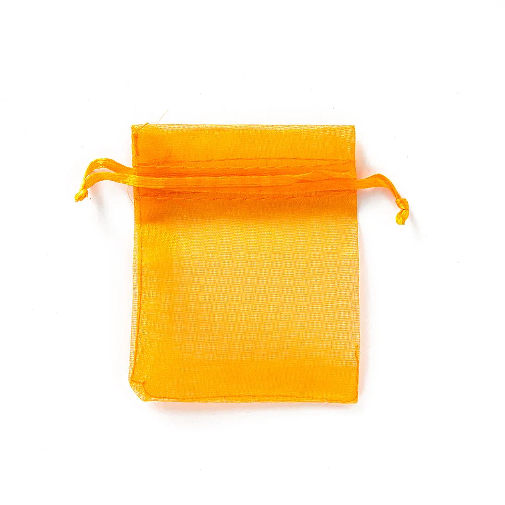 50pcs Gold Drawstring Bags – Jewelry, Candy, and Gift Pouches for Small Business Packaging