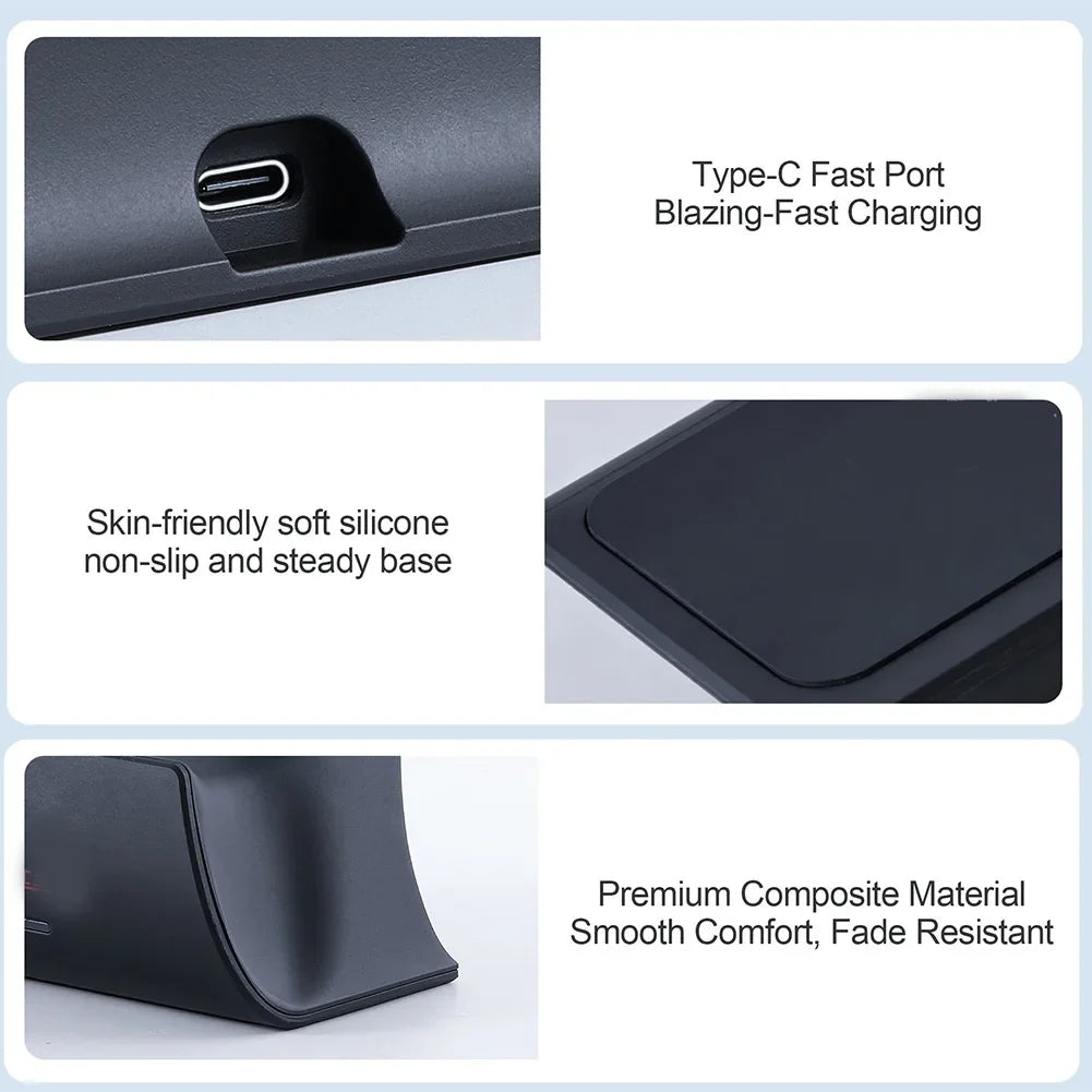 Switch 2 Pro Controller Charging Dock - Fast Charging Station with LED Indicator & Adapter