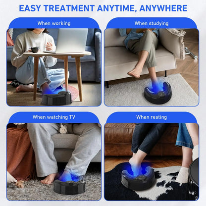 Wireless Toenail Fungus Laser Treatment Device – 470nm & 910nm Blue Light Anti-Fungal Therapy Tool