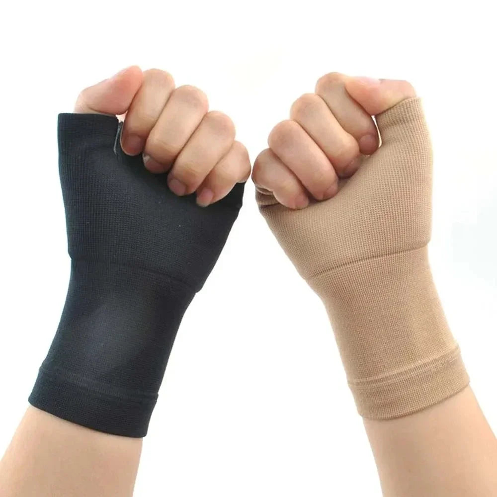 Golfer Compression Wrist & Thumb Support Band — Carpal Tunnel Brace Strap Sleeve for Tenosynovitis, Arthritis, and Hand Pain