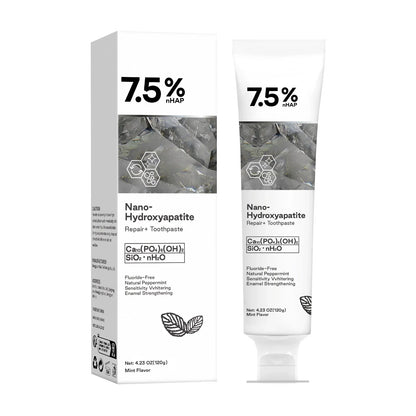 120g Nano Hydroxyapatite Toothpaste – Removes Coffee & Tea Stains, Freshens Breath, Prevents Cavities, Dental Care