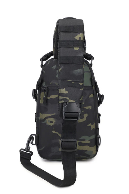 Camping Tactical Chest Bag – MOLLE Sling Backpack for Men, Outdoor Hiking, Cycling & Fishing