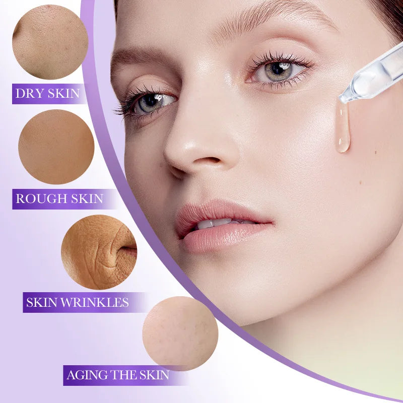 30pcs BIOAQUA Retinol Vitamin C Hyaluronic Acid Serum — Moisturizing, Firming, Hydrating Facial Essence for Skin Care