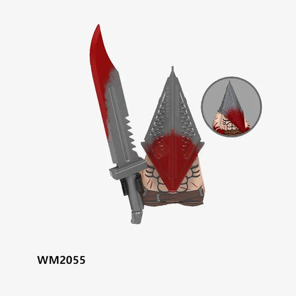 Horror Movie Action Figure Building Blocks – M3gan, Nun & Ash Terrifier Halloween Toy Gift