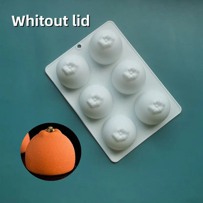 3D Fruit Shape Silicone Cake Mold — French Dessert Baking Tools for Brownies, Mousse & Pastry Decoration