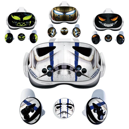 Skin Stickers for Meta Quest 3S VR Headset & Controllers – Vinyl Protective Decals with Halloween Pattern for Oculus 3S