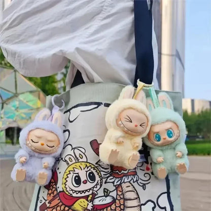 1:1 High-Quality Macaron 2nd The Monsters Labubu Vinyl Plush Blind Box - Sitting Party Doll, Decorative Surprise Gift