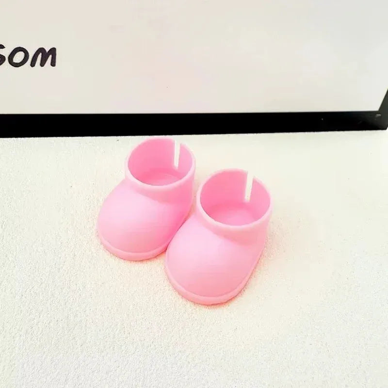 17cm Labubu Doll Shark Slippers — Fun & Stylish Casual Shoes for Dolls (Shoes Only)
