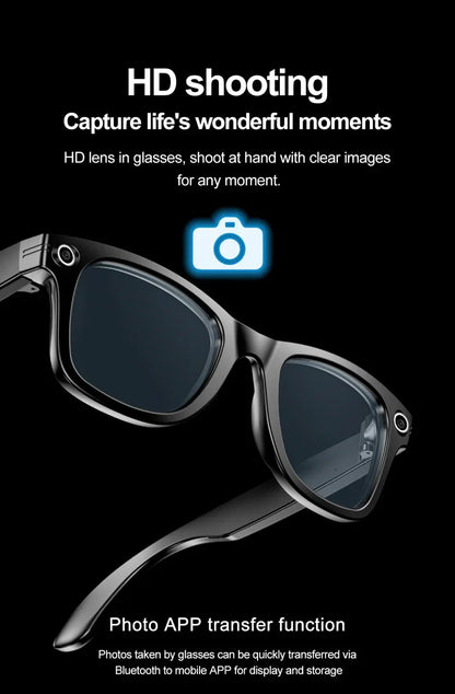 Xiaomi W600 Smart Glasses — AI Intelligent Sunglasses with Camera, Video Recording, Bluetooth Music & Calls, IP65 Waterproof