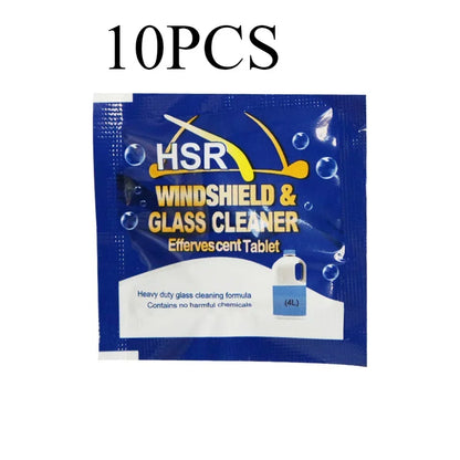 Glass Water Effervescent Wiper Tablets | Universal Concentrate for All Seasons, Strong Anti-Freeze & Shellac-Free