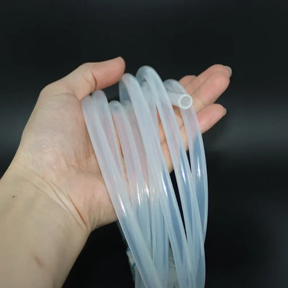 1–5M Silicone Hose — High-Temperature, Food-Grade Clear Tube for Faucet, Aquarium, Garden (Sizes 2–10mm)