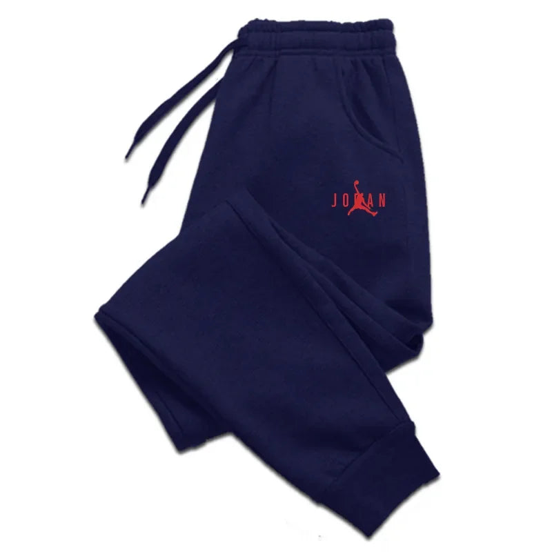 Autumn Winter Men's Joggers – Drawstring Casual Fleece Sweatpants, Workout, Running, Gym Fitness Sports Trousers