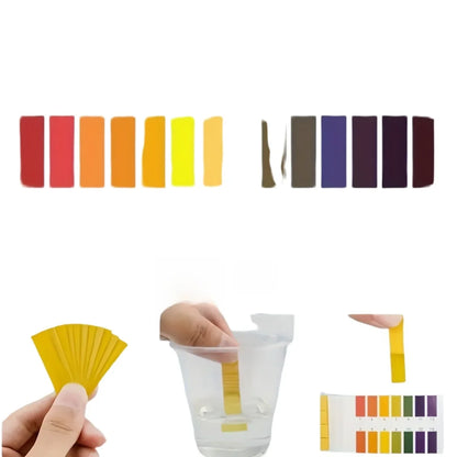 80 Strips PH Test Paper Kit – 1–14 Full Range Litmus Indicator Strips for Water, Soil Testing & PH Measurement Controller