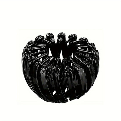 Bird’s Nest Magic Hair Clip – Fashionable Ponytail & Round Bun Hairband, Retro Geometric Elastic Hair Accessory for Women