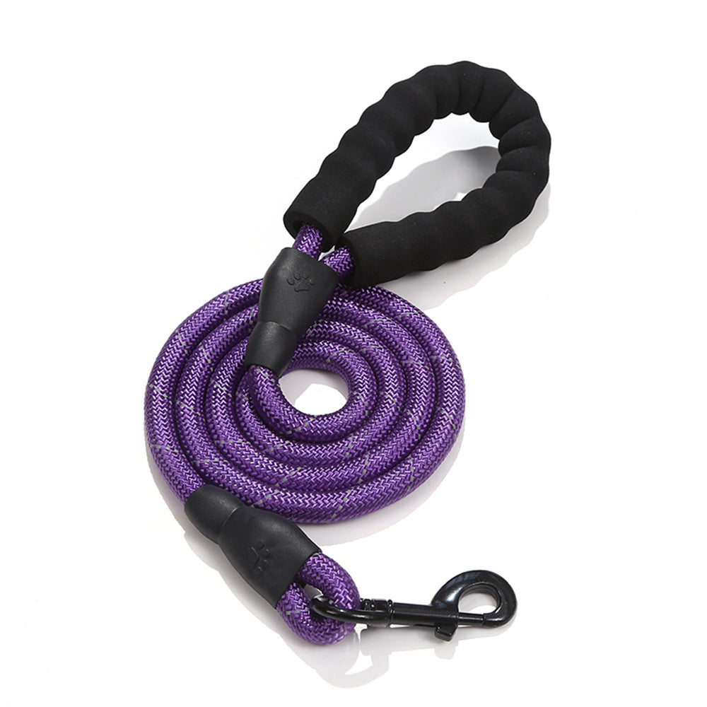 Strong Reflective Dog Leash – Durable Pet Leash for Small, Medium & Large Dogs, Suitable for Pulling & Walking Golden Retrievers