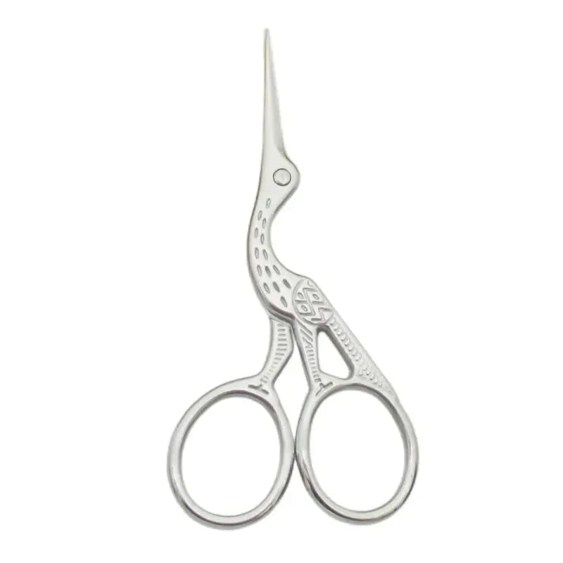 Rainbow Stork Embroidery Scissors – Stainless Steel Small Craft Scissors, Dressmaker Shears for Sewing & Embroidery
