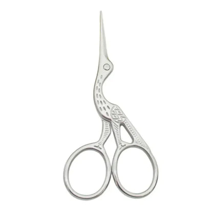 Rainbow Stork Embroidery Scissors – Stainless Steel Small Craft Scissors, Dressmaker Shears for Sewing & Embroidery