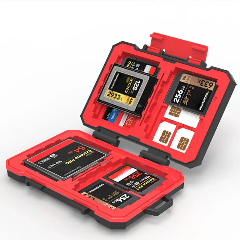 Desional E8 CFexpress & SD Card Case – Waterproof, Anti-Drop Memory Card Storage Box for TF & Phone Cards