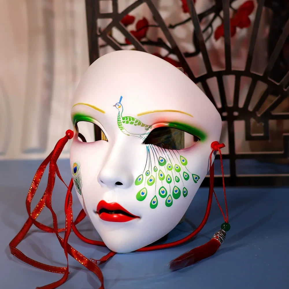 Journey to the West Spider Spirit Cosplay Mask — Anime Roleplay Masquerade Mask for Halloween & Party Decorations