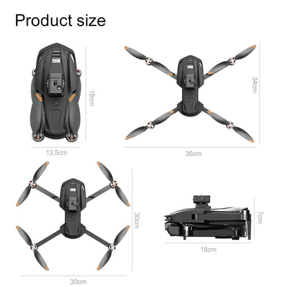 2025 V168 Pro MAX GPS Drone – 8K HD Camera, 5G WiFi FPV, 360° Obstacle Avoidance, Brushless RC Quadcopter