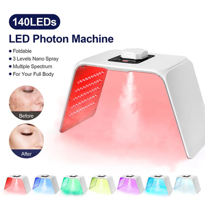 7-Color LED Photon Machine – Skin Moisturizing Nano Spray Face & Body SPA Beauty Mask for Skin Care