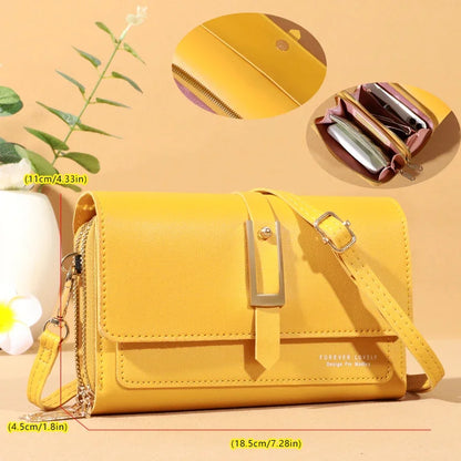 Roulens Small Crossbody Shoulder Bag for Women - Cellphone Bag with Card Holder, Wallet Purse and Handbag Features
