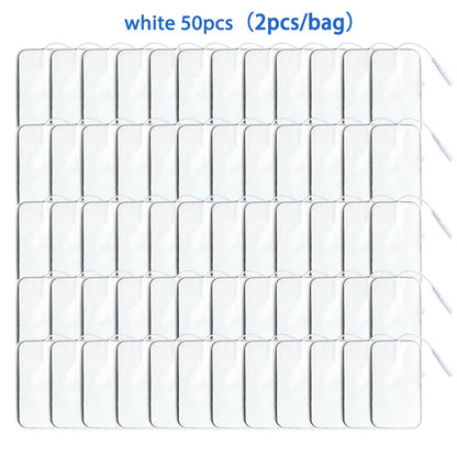 5×9cm Non-Woven Electrode Pads – 2mm Plug for TENS Muscle Stimulator & Acupuncture Machine, Gel Patch Accessories