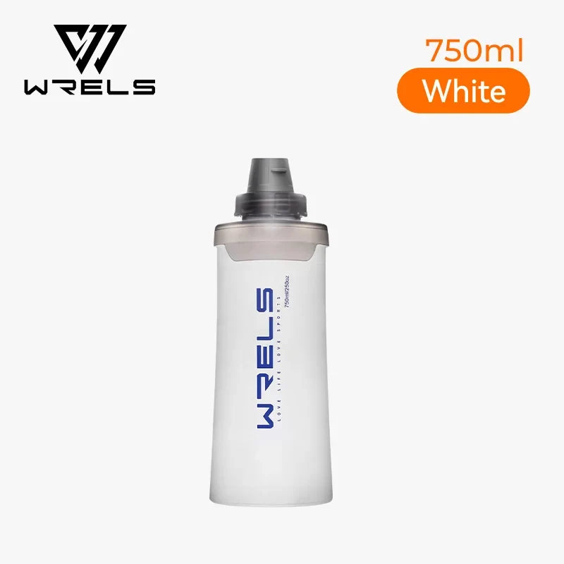 WRELS Soft Water Bottle with Filter - Ultralight Collapsible Hiking & Camping Hydration Flask