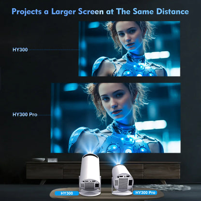Magcubic HY300 PRO Projector - 4K Android 11, Dual Wifi6, 260ANSI, BT5.0, 1080P Home Cinema & Outdoor Projector