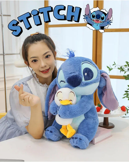 30/45cm Disney Stitch & Lilo Plush Dolls – Cute Donald Duck Stuffed Toys for Kids’ Birthday Gifts & Home Decoration