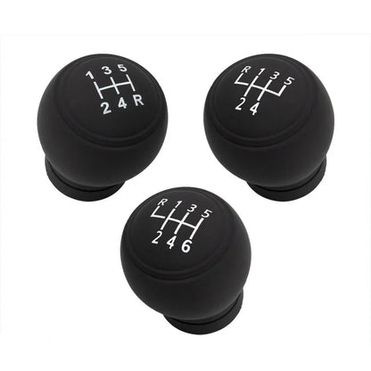 Universal Gear Shift Knob Silicone Cover - Dustproof, Waterproof Protective Case with Non-Slip Handle for Manual Shifters