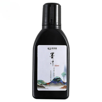 Sumi Liquid Ink 50ml/100ml/250ml – Professional Traditional Chinese Calligraphy & Brush Painting Ink