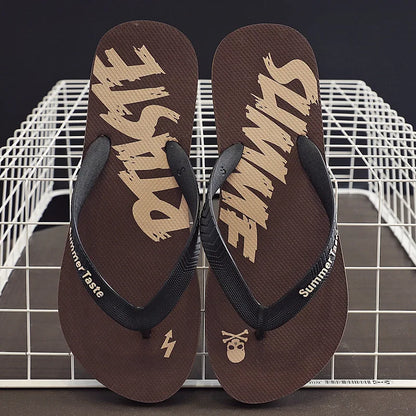 Men’s Summer Flip Flops – Lightweight Anti-Skid Outdoor Beach Slippers for Casual Wear
