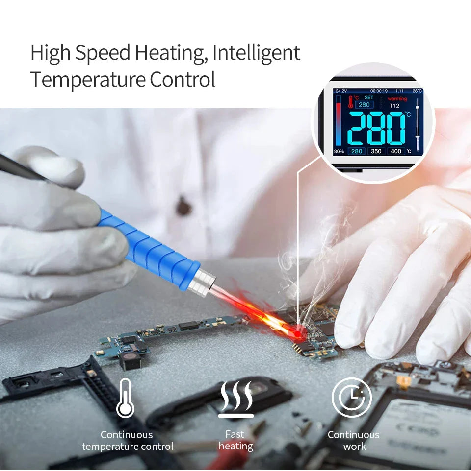Aixun 200W T3A Smart Soldering Station – T12/T245 Handle for PCB & BGA Motherboard Welding Repair Tools
