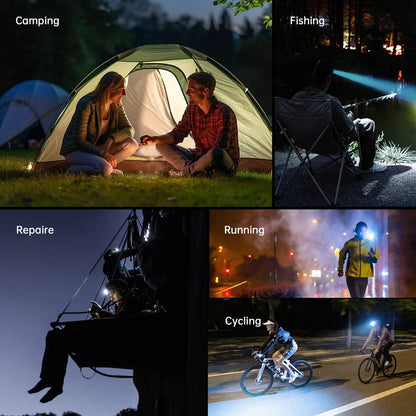 SOFIRN HS42 Headlamp 2100lm USB-C Rechargeable 18650 EDC Flashlight - SST40 LED Torch with Magnetic Power Bank for Camping
