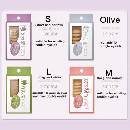960PCS Invisible Double Eyelid Tape Stickers – Long-Lasting Clear & Beige Self-Adhesive Eye Lift Tools