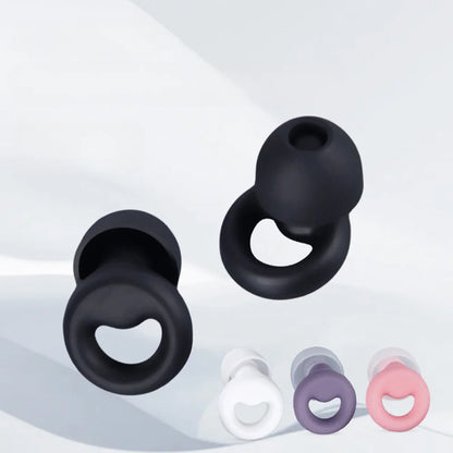 Anti-Noise Silicone Earplugs — Sleep, Noise Reduction, Waterproof Swimming, Soft Soundproof Ear Protectors